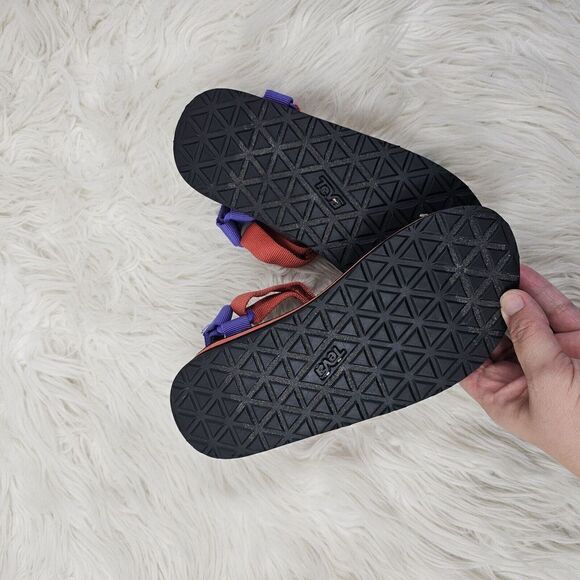 Teva Midfoam Universal Bright Retro Size 4 Platform Sandals - Picture 4 of 4